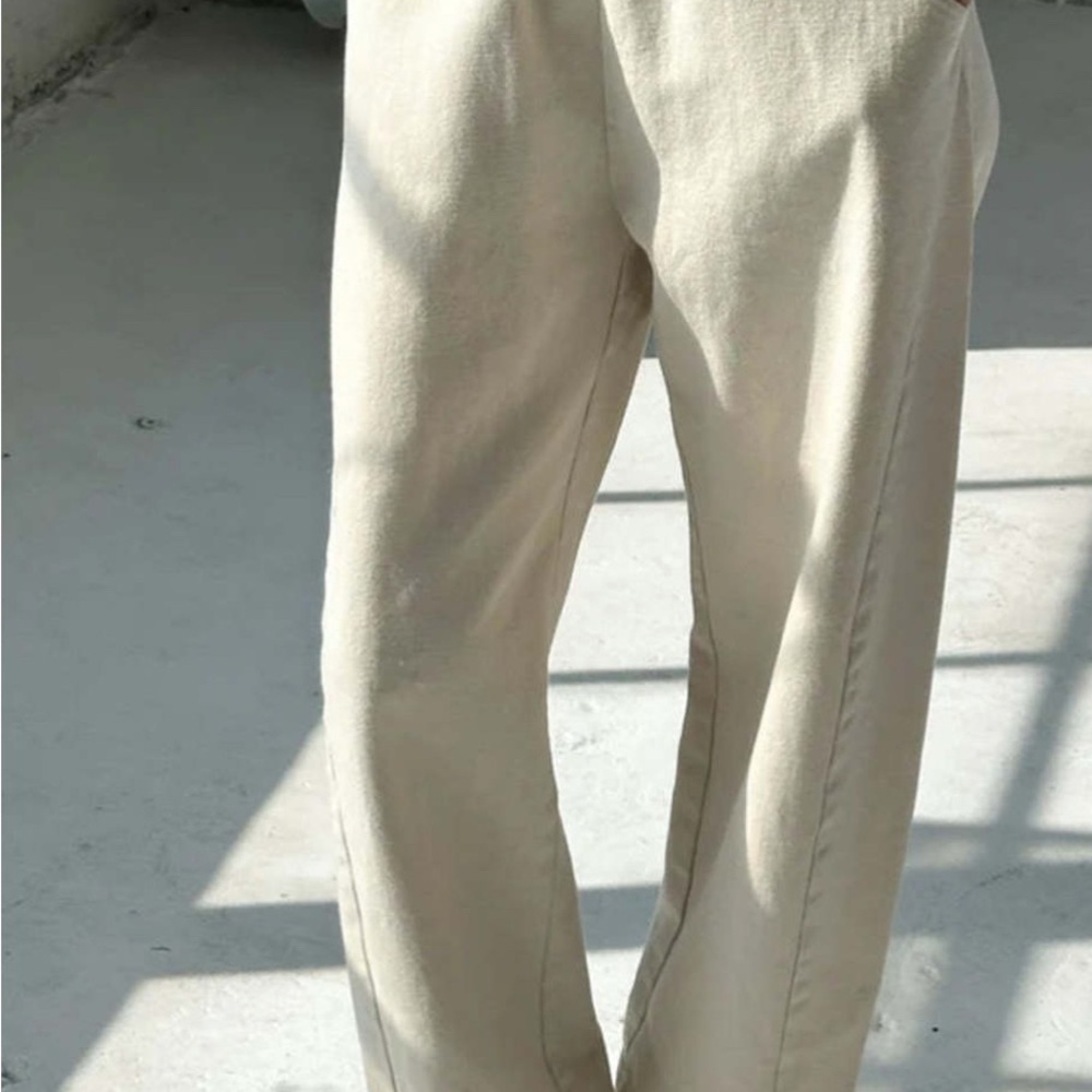 Chic Beige Women's Trousers